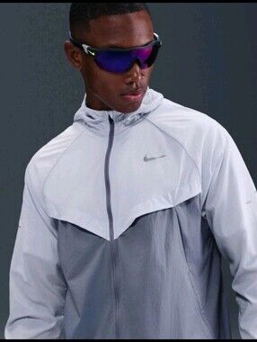 Nike Stride Repel UV Running Jacket ~ Ghost Indigo HV4548-057 | Men's: XL *NWT